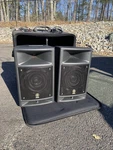 Yamaha Stagepas 300 Portable System With Suitcase Black Mixing Station. Fixed Price $350.00.