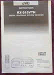 Jvc RX-515VTN Receiver Oem Owners / Operators Manual * Excellent Condition. Fixed Price $18.90.