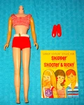 Vintage Barbie 4 Skooter Doll Straight Leg Body Swimsuit Japan Shoes Booklet Lot. Fixed Price $49.99.