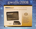 Signamax 065-1196A Gigabit Ethernet Fiber Optic Media Converter. Fixed Price $100.00.