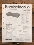 Technics SH-8028 Graphic Equalizer Service Manual *original*. Fixed Price $24.97.