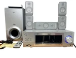 Rca - RT2760 Home Theater Audio Receiver, Speakers, Sub, Antennas, Remote Tested. Fixed Price $128.50.