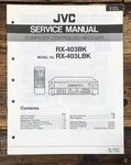 Jvc RX-403L Receiver Service Manual *original*. Fixed Price $24.97.