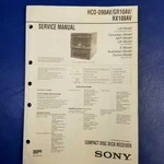 Sony HCD-D90AV HCD-GR10AV HCD-RX100AV Service Manual Original Paper Oem Repair. Fixed Price $21.16.