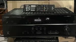 Yamaha RX-V483 5.1 Channel Av Network Receiver Black With Remote Bundle. Fixed Price $250.00.