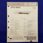 Sony ST-JX500 Service Manual Original Paper Oem Repair Guide Usa. Fixed Price $19.96.