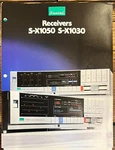 Sansui S-X1050 S-X1030 Receiver 3PG Dealer Brochure *original*. Fixed Price $19.97.