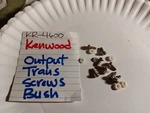 Kenwood KR-4600 Receiver Output Transistor Screws & Bushings. Fixed Price $6.48.