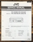 Jvc RX-204 RX-205 Receiver Service Manual *original*. Fixed Price $24.97.