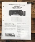 Onkyo A-SV610PRO Amplifier Service Manual *original*. Fixed Price $24.97.