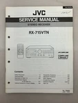 Jvc RX-715VTN Original Service Manual Free Shipping. Fixed Price $14.00.