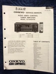 Onkyo TX-SV828THX Stereo Power Amplifier Original Service Repair Manual. Fixed Price $19.94.