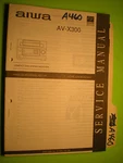 Aiwa AV-X300 Service Manual Original Repair Book Stereo Receiver Cd Player. Fixed Price $19.98.