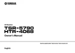 Yamaha HTR-4068 TSR-5790 Av Receiver Owners Manual. Fixed Price $22.24.