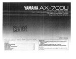 Yamaha AX-700-U Amplifier Owners Manual. Fixed Price $22.24.