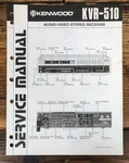 Kenwood KVR-510 Receiver Service Manual *original*. Fixed Price $19.97.