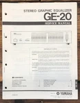 Yamaha GE-20 Graphic Equalizer Service Manual *original*. Fixed Price $19.97.