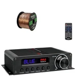 Pyle PFA560BT 5.1 Channel 100W Hi-fi Av Audio Amplifier Receiver, Speaker Wire. Fixed Price $133.99.