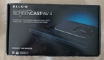 Belkin Screencast 4 Wireless Av-to-hdtv Adapter Complete Original Box. Fixed Price $23.40.