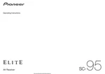 Pioneer SC-95 Receiver Owners Manual. Fixed Price $19.99.