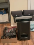 Bose AV3-2-1 Media Center And PS3-2-1 Powered Speaker System Black/ Complete. Fixed Price $100.00.