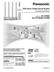 Panasonic SA-HT690 SA-HT700 SA-HT900 Home Theater System Instruction Manual. Fixed Price $22.24.