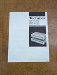 Technics SA-103 SA-203 Stereo Receiver Owner / User Manual *original*. Fixed Price $21.67.