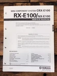 Yamaha CRX-E100 NX-E100 Radio / Stereo Service Manual *original*. Fixed Price $14.97.