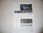 Mcintosh MA9000 Integrated Amplifier Brochure Pages, Specs/info/articles 2021. Fixed Price $9.99.