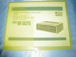 Jvc VR-5521L Stereo Receiver Instruction Manual. Fixed Price $19.95.