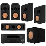 Klipsch Reference Cinema System, Black + Onkyo TX-RZ30 170W 9.2-CHANNEL Receiver. Fixed Price $1449.00.