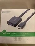 Ugreen 40248 Hdmi To Vga Converter Adapter With Independent Audio Usb Interface. Fixed Price $40.50.