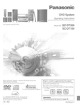 Panasonic SA-DT100 SA-DT300 Dvd System Owners Instruction Manual. Fixed Price $22.24.