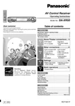 Panasonic SA-XR50 Receiver Owners Instruction Manual. Fixed Price $22.24.