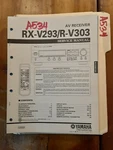 Yamaha RX-V293 R-V303 Service Manual Original Repair Book Stereo Tuner Receiver. Fixed Price $19.98.