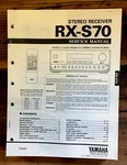 Yamaha RX-S70 Receiver Service Manual *original*. Fixed Price $19.97.