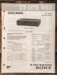 Sony STR-AV210 STR-AV310 Receiver Service Manual *original*. Fixed Price $14.97.