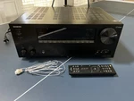 Onkyo TX-NR676 Av Receiver 7.2 Channel Tested/working Black 4K Dolby Atmos Wi-fi. Fixed Price $219.95.