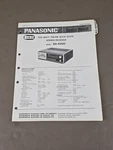 Panasonic Solid State Stereo Receiver SA-6200 Service Manual D-5715. Fixed Price $74.95.