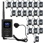 Wireless Tour Guide System 1 Transmitter 20 Receivers For Plant School Factory. Fixed Price $239.99.