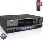 Pyle 200 Watt Bluetooth Wireless Power Amplifier 2.1 Stereo Home Theater Black. Fixed Price $163.99.