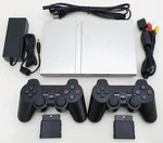 Controllers Sony PS2 Playstation Slim Silver Game Console Bundle System. Fixed Price $211.85.