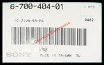 Sony 670040401 Ic ZIVA-5M-PA Dvd Decoder For DAV-S500 P/n 6-700-404-01. Fixed Price $15.00.