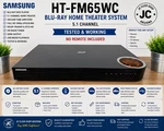 Samsung HT-FM65WC Blu-ray Home Theater Receiver 5.1 Ch Tested No Remote. Fixed Price $82.49.