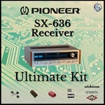 Pioneer SX-636 Receiver Ultimate Upgrade Kit Genuine Parts Restoration. Fixed Price $80.00.