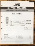 Jvc RX-5TH Bk Receiver Owners & Service Manual *original*. Fixed Price $14.97.