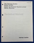 Original Harman Kardon HK580I Receiver Technical - Service Manual. Fixed Price $19.95.