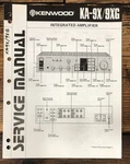 Kenwood KA-9XG Amplifier Service Manual *original*. Fixed Price $14.97.