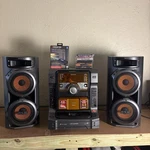 Sony LBT-ZX66I Hi-fi Stereo System, 5-DISC Changer, W/ Bluetooth Sealed Cds. Fixed Price $700.00.