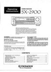Pioneer SX-2900 Receiver Owners Manual. Fixed Price $22.24.